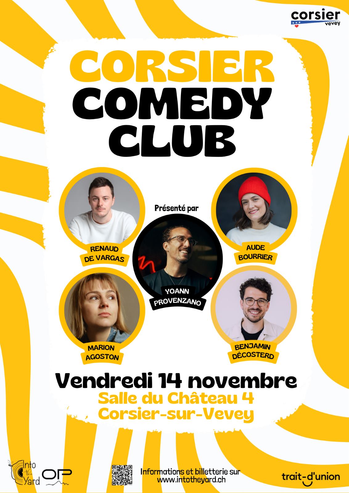 Le stand-up s'invite à Corsier-sur-Vevey